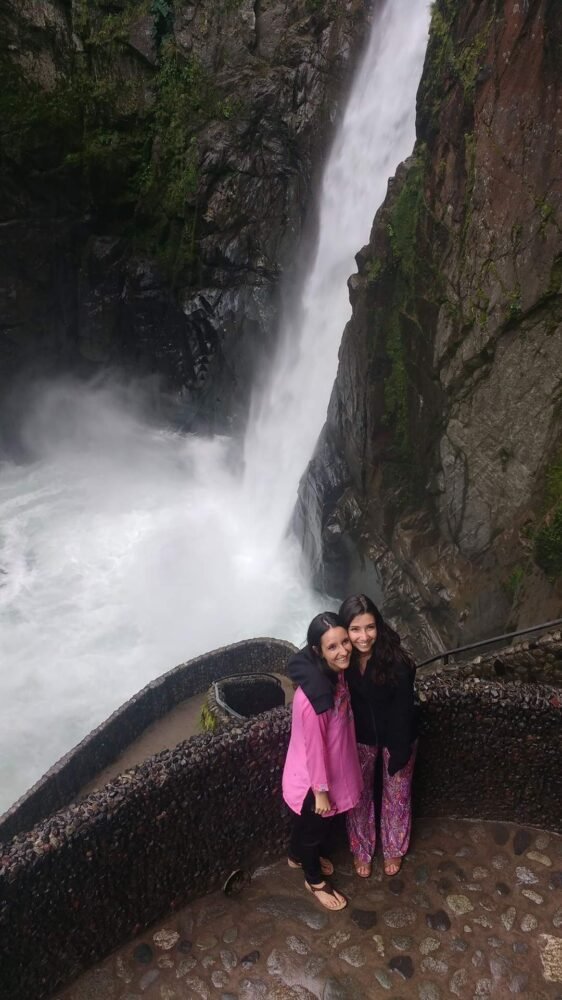 baños de agua santa, pailon del diablo