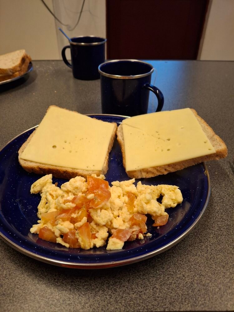 desayuno camping islandia